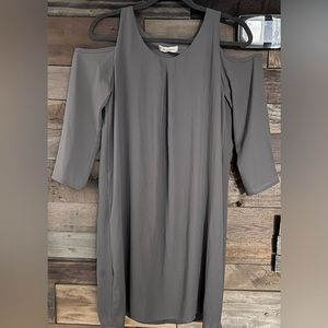 Mid length dress half sleeve